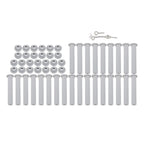 4 x 72 FT Outdoor Pool Fence For Inground Pools Removable Child Safety Fencing