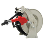 300PSI 1" × 50FT Diesel Hose Reel Fuel Hose Reel with Fueling Nozzle Retractable