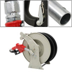 300PSI 1" × 50FT Diesel Hose Reel Fuel Hose Reel with Fueling Nozzle Retractable