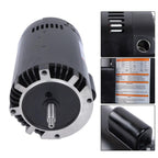 B129 1.5 HP Swimming Pool Pump Motor – 230/115V, 56J Frame, Stainless Steel