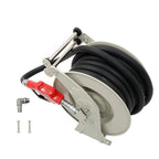 1" × 50FT Diesel Hose Reel Fuel Hose Reel with Fueling Nozzle Retractable Hose