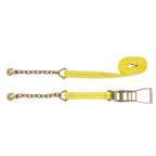 4-Pack 2 Inch x 30 Ft Chain Ratchet Straps 10000lbs with Chains & Grab Hooks