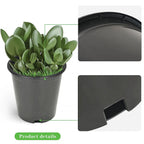 10 Pack 25 Gallon Large Premium Nursery Pot Root Garden Container Black Plastic