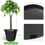 10 Pack 25 Gallon Large Premium Nursery Pot Root Garden Container Black Plastic