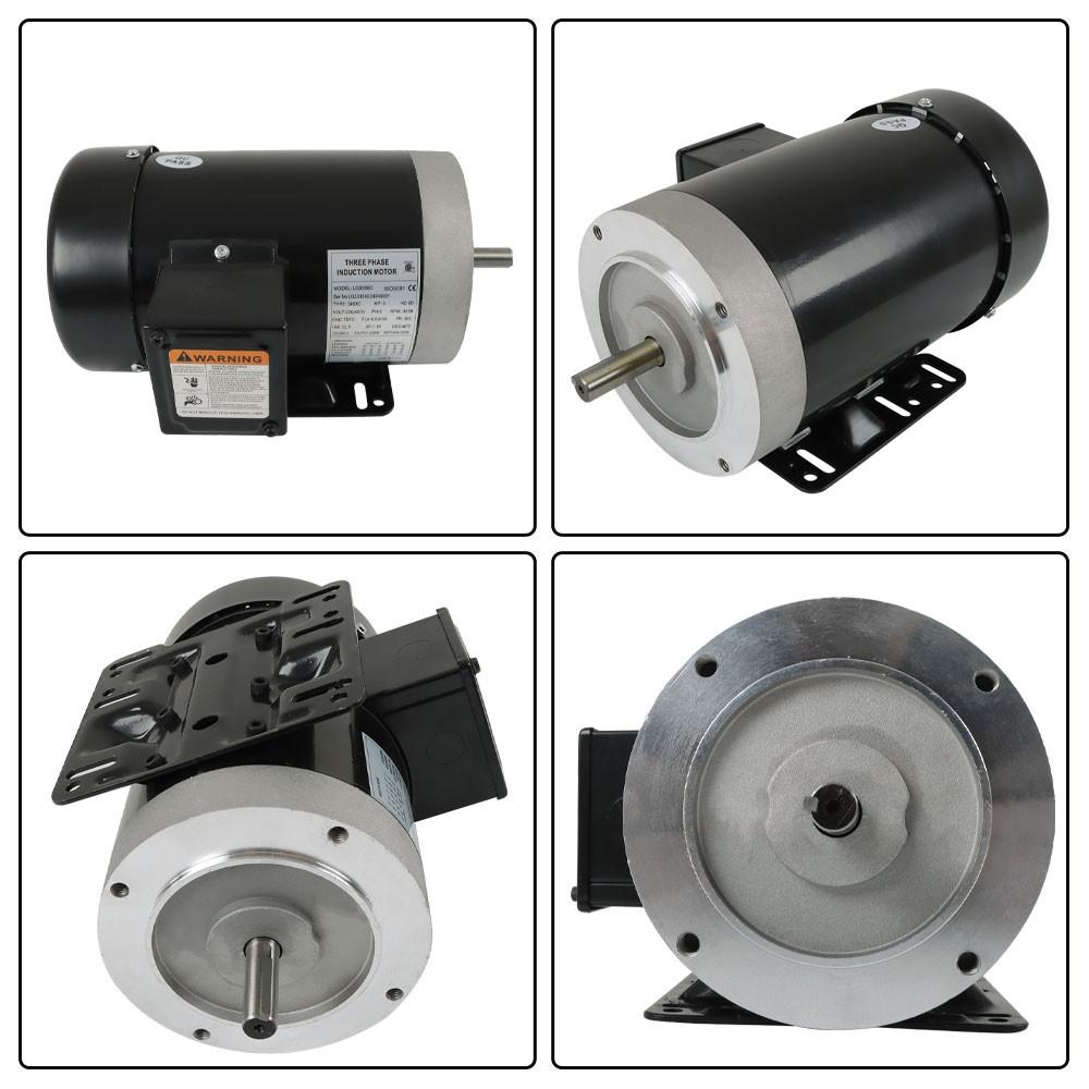3 HP 3 Phase 230/460 Volt 56C Frame 3450 RPM General Purpose Electric Motor New