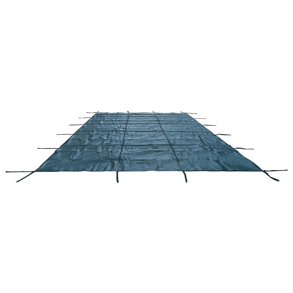 Inground Pool Safety Cover Winter Pool Cover 16'x30' W/ Anchor Tools For 14'x28'