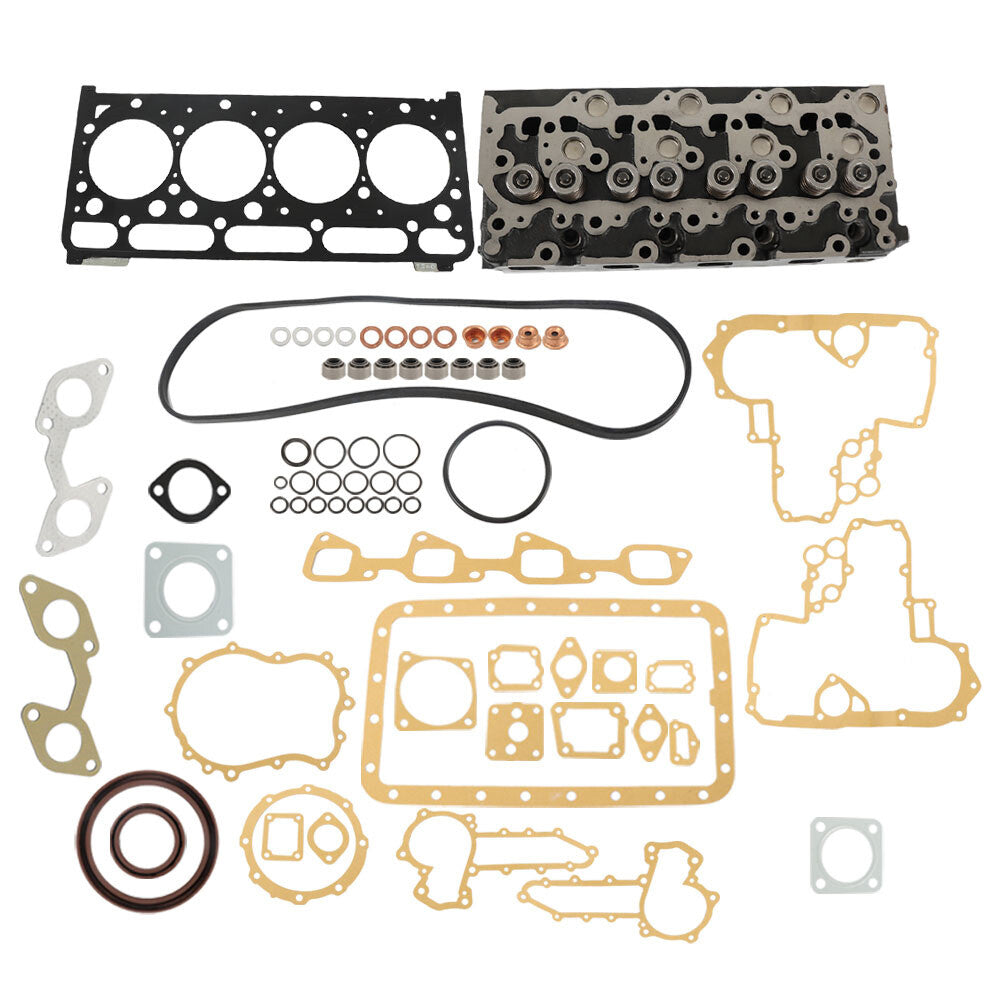 V2203 Complete Cylinder Head with Full Gasket Kit Fits For Kubota Engine Bobcat