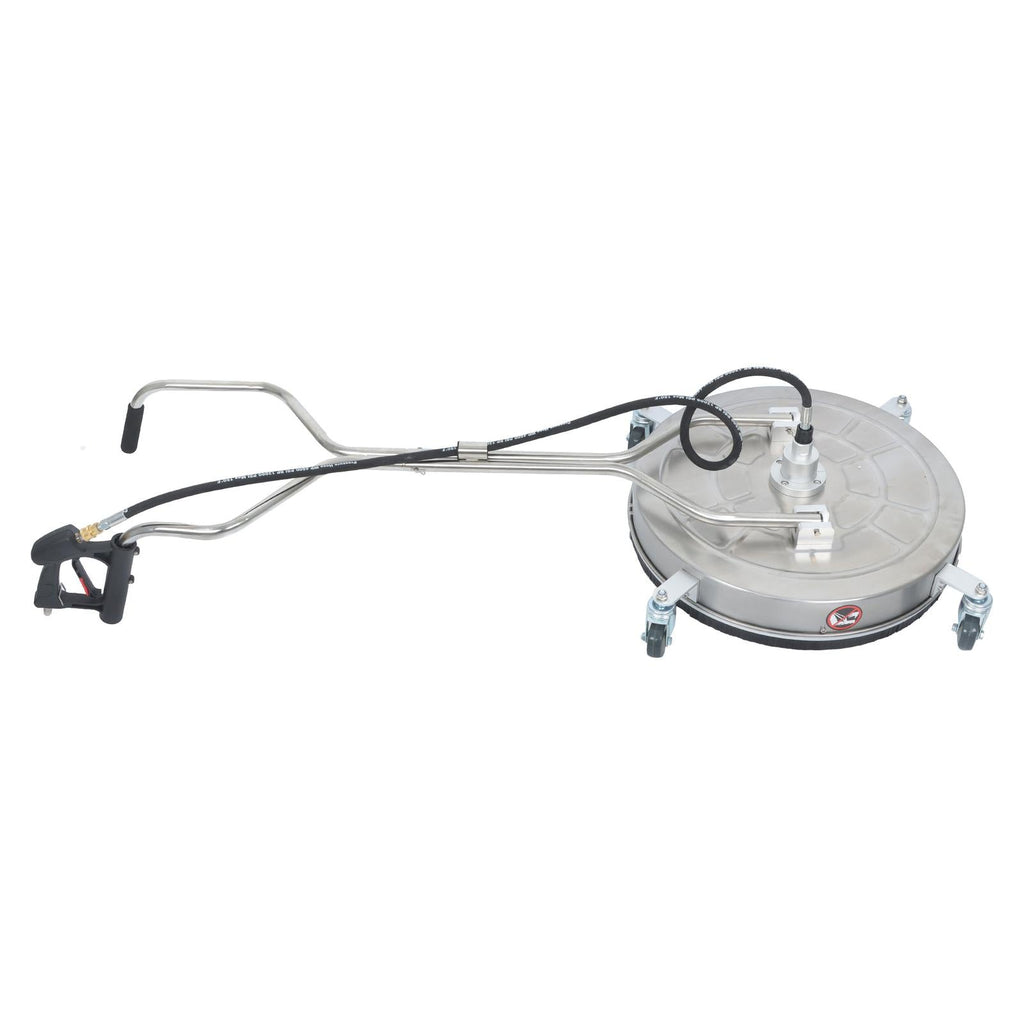 24" Pressure Washer Surface Cleaner Stainless Steel Dual Handle Surface Cleaner