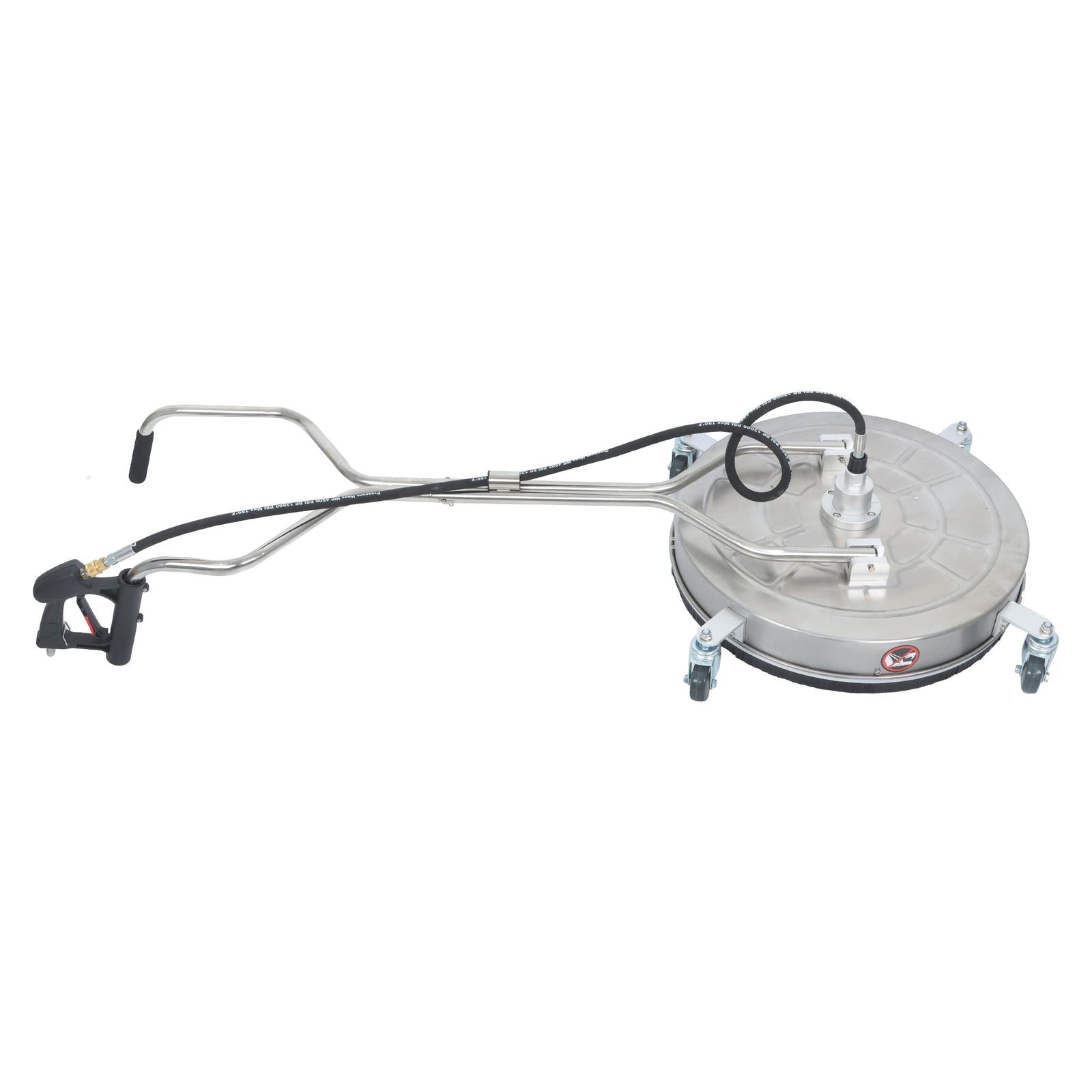 24" Pressure Washer Surface Cleaner Stainless Steel Dual Handle Surface Cleaner