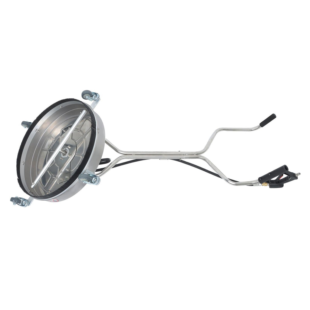24" Pressure Washer Surface Cleaner Stainless Steel Dual Handle Surface Cleaner