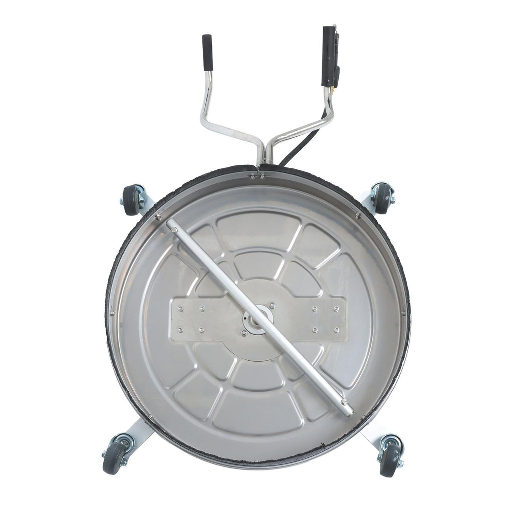 24" Pressure Washer Surface Cleaner Stainless Steel Dual Handle Surface Cleaner