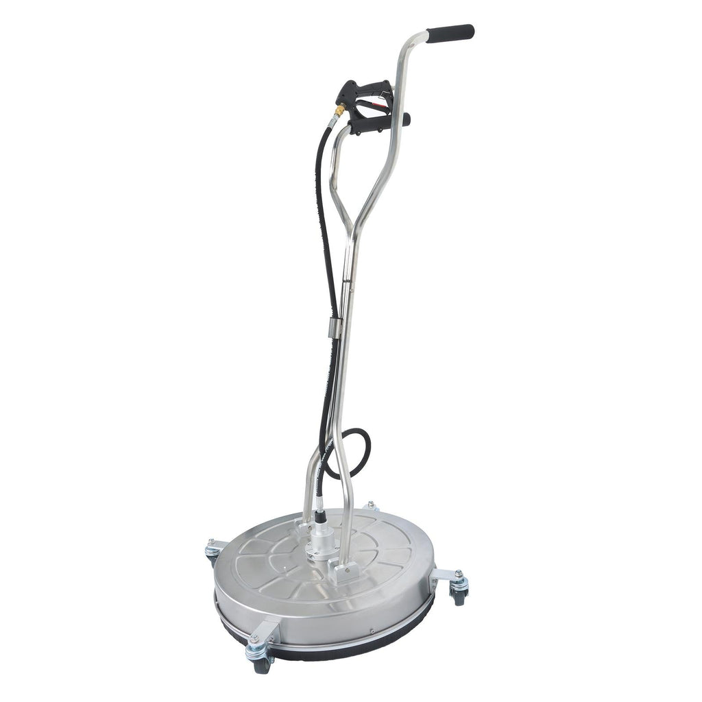 24" Pressure Washer Surface Cleaner Stainless Steel Dual Handle Surface Cleaner