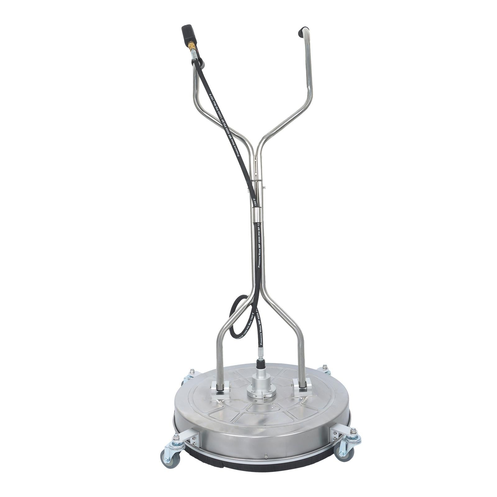24" Pressure Washer Surface Cleaner Stainless Steel Dual Handle Surface Cleaner