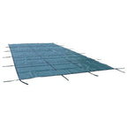 Pool Safety Cover 16' x 28' In-Ground Winter Cover Mesh For 14' x 26' Pool Green