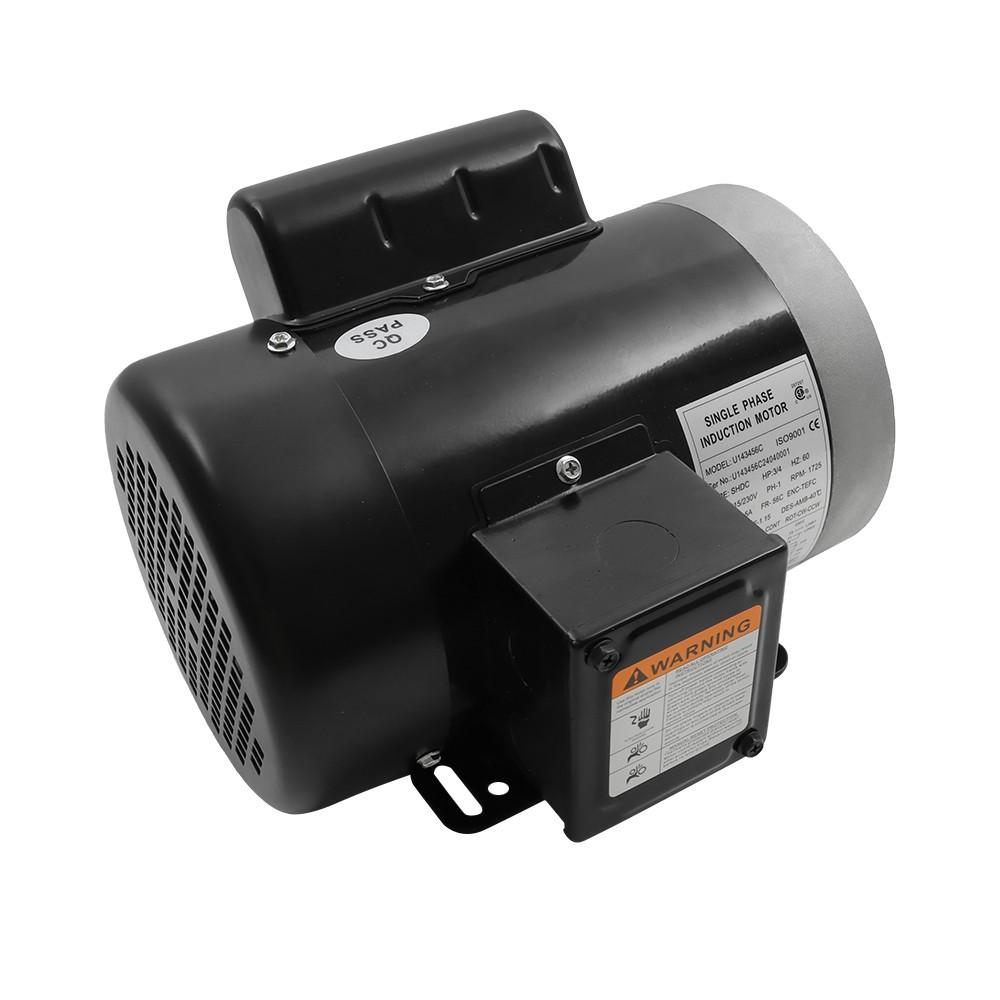 3/4 HP Electric motor 56C Single Phase tefc 115/230 Volt 1800 RPM 56C