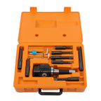 8Pieces Indexable 3/4" Boring Bar Set+3" Boring head R8 Shank Dial Reading 0-100