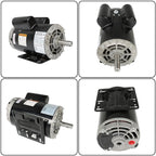 5 HP 1Phase Compressor Duty Electric Motor  230V 3450 RPM 56HZ143T 7/8'' Shaft