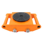 4 Pcs Heavy Duty Machinery Skates Dolly 360° Rotation 6T/13200Lbs With Handle