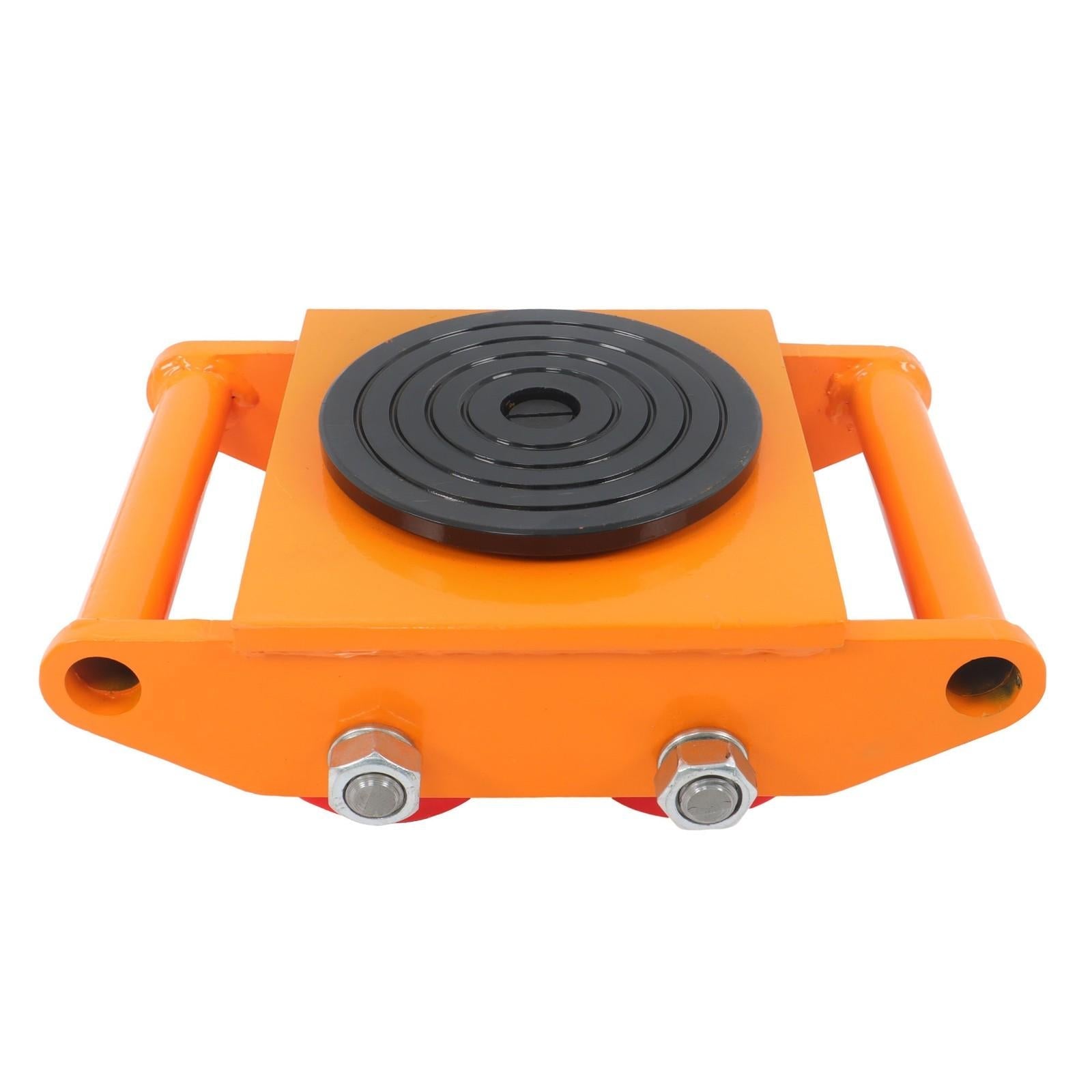 4 Pcs Heavy Duty Machinery Skates Dolly 360° Rotation 6T/13200Lbs With Handle