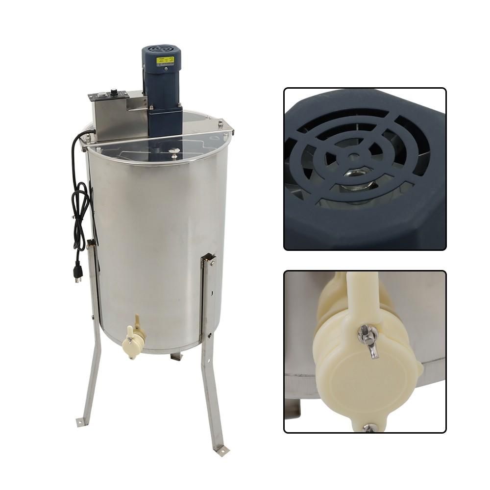 Electric Honey Extractor Beekeeping Equipment Stainless Steel 2/4Frame 1300RPM