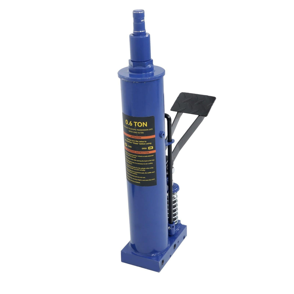 2 Stage Hydraulic Telescoping Jack 1322-1660lbs Capacity w/ 360° Swivel Wheels