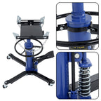 2 Stage Hydraulic Telescoping Jack 1322-1660lbs Capacity w/ 360° Swivel Wheels