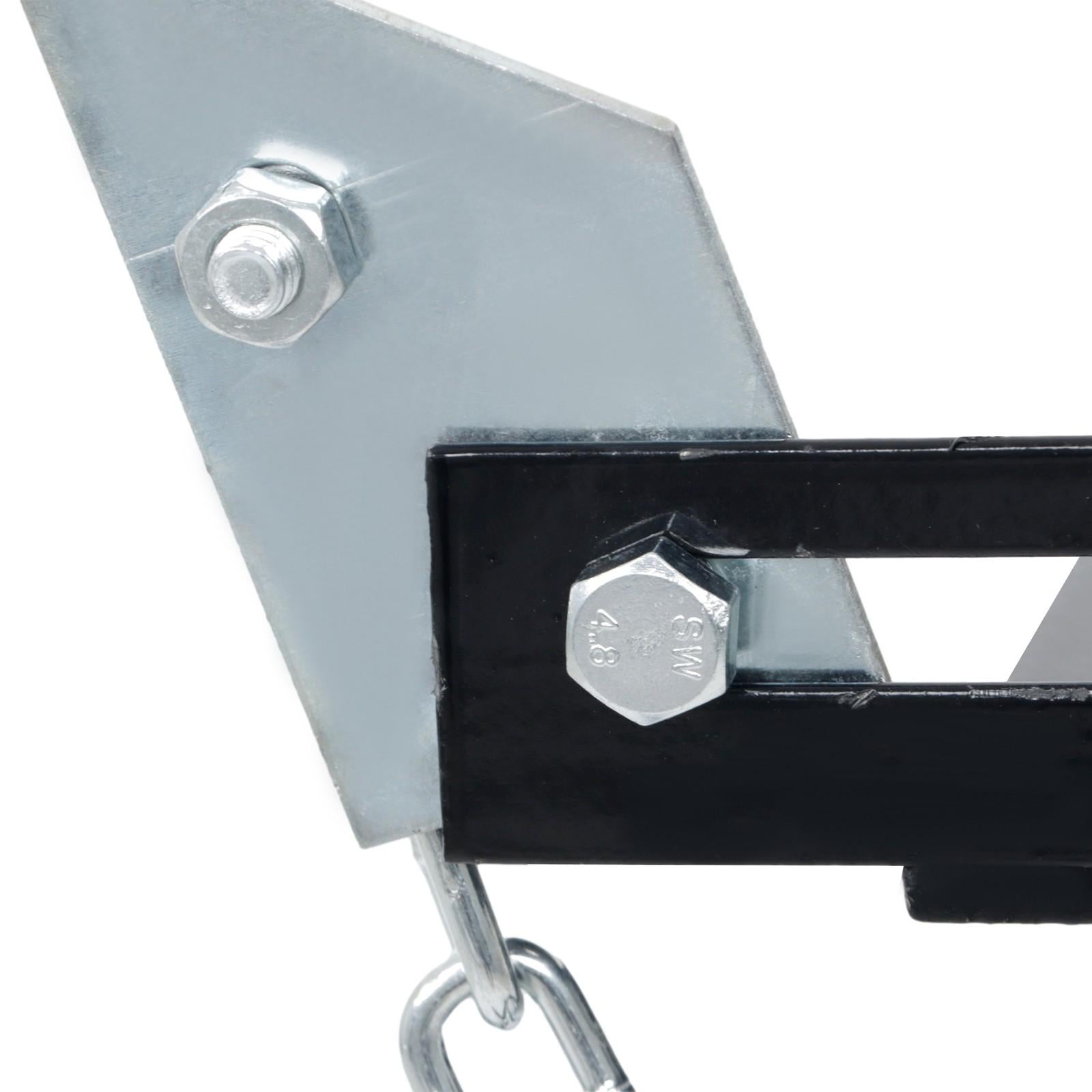 2 Stage Hydraulic Telescoping Jack 1322-1660lbs Capacity w/ 360° Swivel Wheels