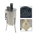 2/4 Frames Stainless Steel Electric Honey Extractor Beekeeping Equipment 1300RPM