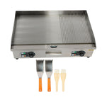 Powerful 3000W Countertop Electric Griddle 30" Cooking Surface 122℉-572℉
