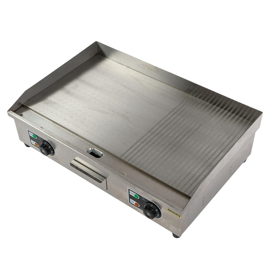 Powerful 3000W Countertop Electric Griddle 30" Cooking Surface 122℉-572℉