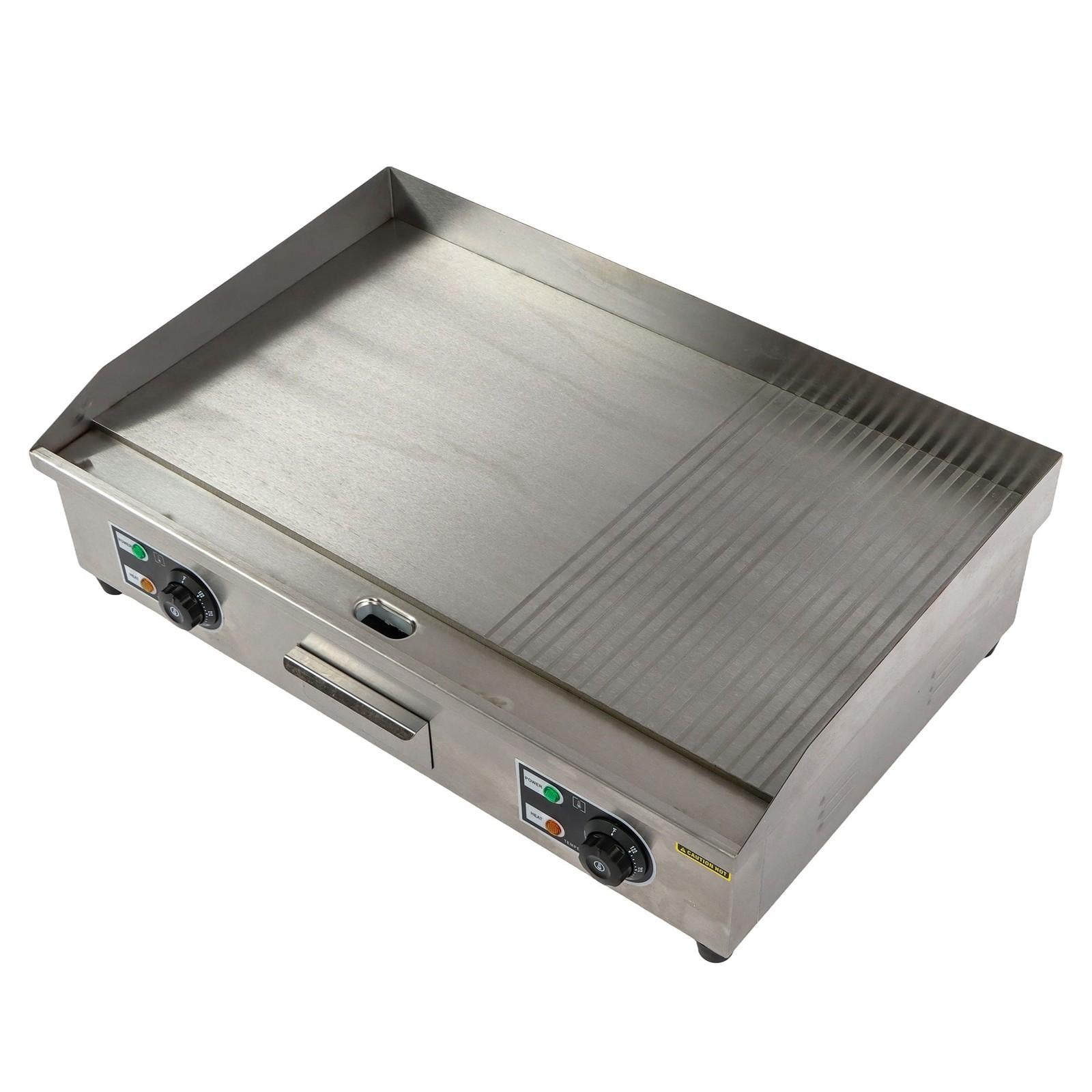 Powerful 3000W Countertop Electric Griddle 30" Cooking Surface 122℉-572℉