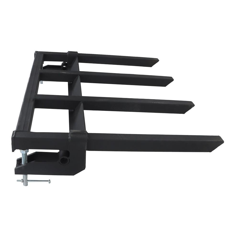 42in Clamp on Heavy Debris Fork Universal 2500lbs for Tractor Skid Steer Buckets