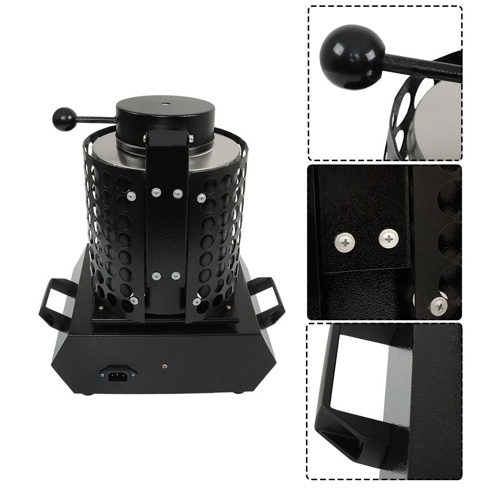 3KG Melting Furnace 1400W 110V Fit For Gold Silver Refining Casting Furnace