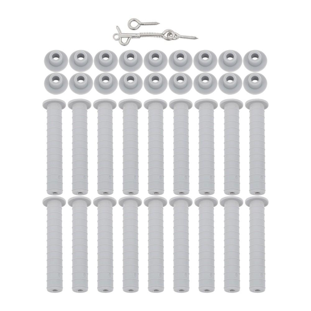 4 x 48 FT Outdoor Pool Fence For Inground Pools Removable Child Safety Fencing