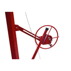 16FT Drywall Lifter Panel Hoist Jack Rolling Caster Construction 150lbs W/ Wheel