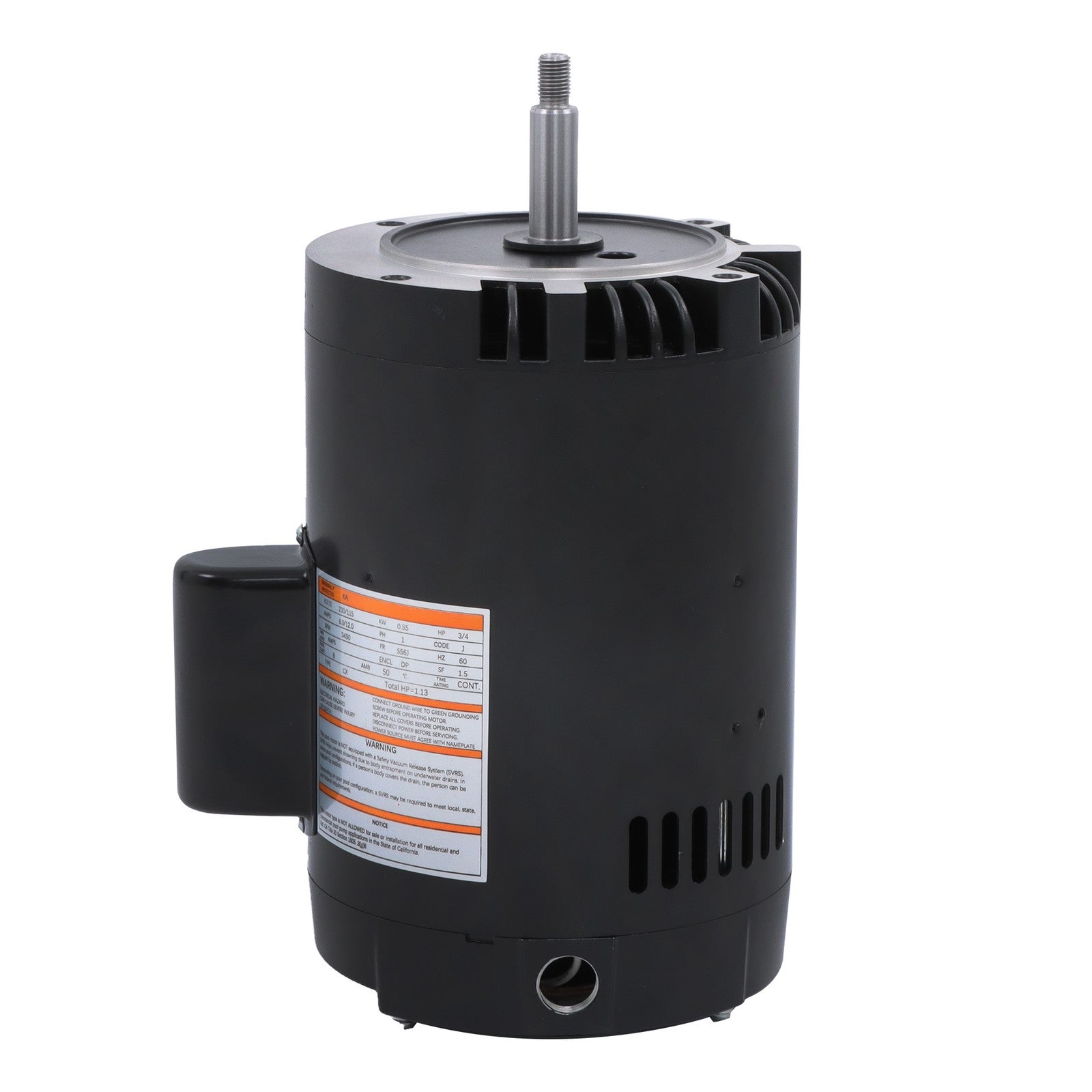 Swimming Pool Cleaner Motor Water Pump 3/4 HP Replaces Single Speed Pump B127