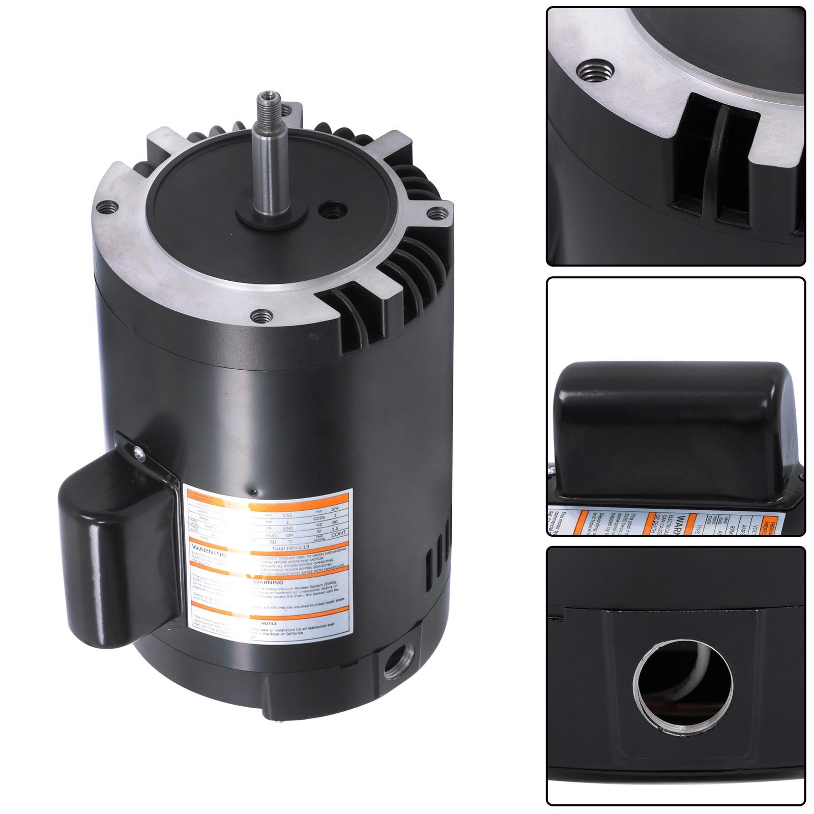 Swimming Pool Cleaner Motor Water Pump 3/4 HP Replaces Single Speed Pump B127