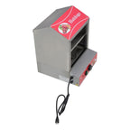 2-Tier Hot Dog Hut Steamer with Precise Temp Control & Bun Warmer 27L