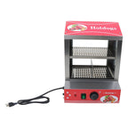2-Tier Hot Dog Hut Steamer with Precise Temp Control & Bun Warmer 27L
