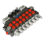 11GPM Hydraulic Directional Control Valve 7Spool 2JOYSTICK 40L BSPP Port