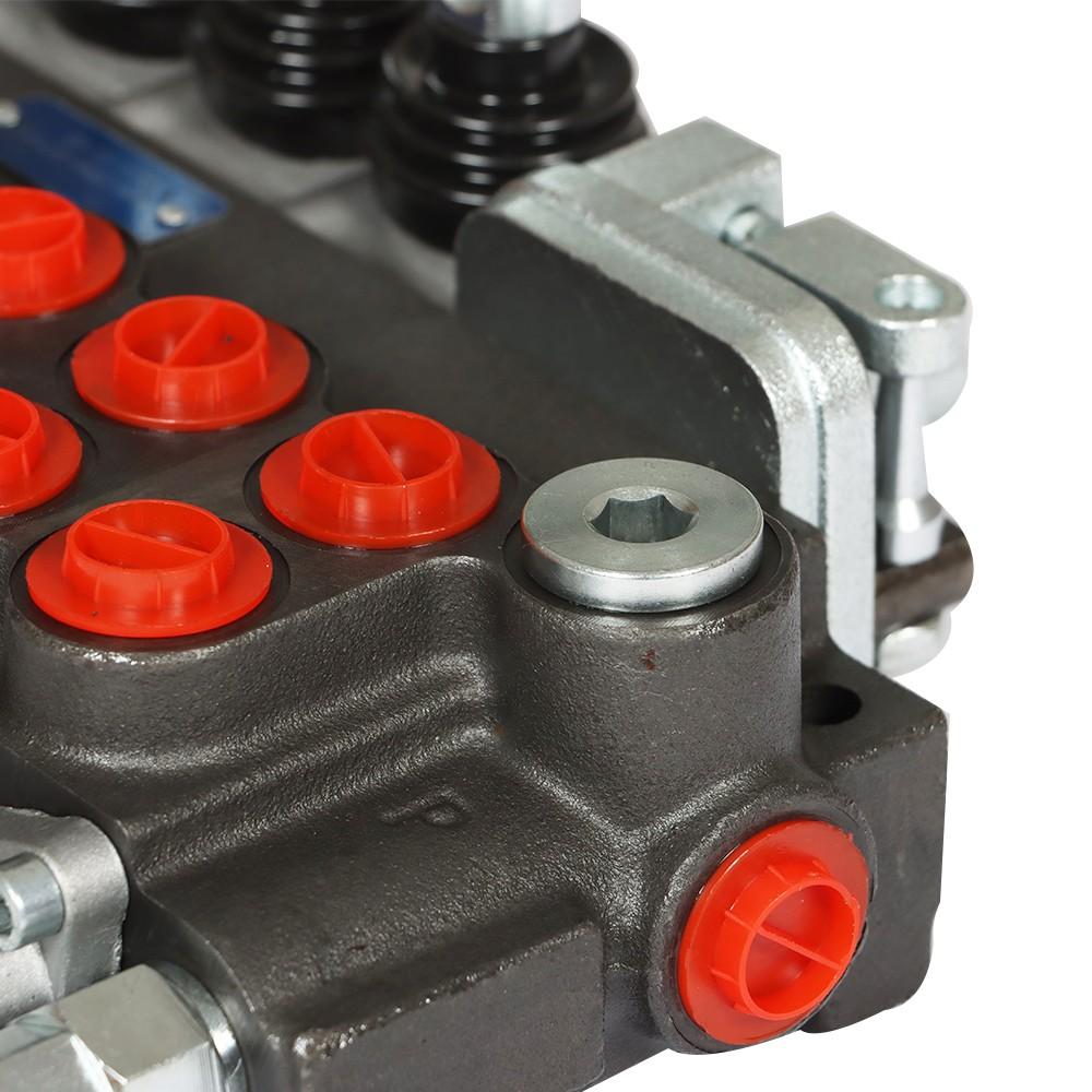 11GPM Hydraulic Directional Control Valve 7Spool 2JOYSTICK 40L BSPP Port
