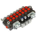11GPM Hydraulic Directional Control Valve 7Spool 2JOYSTICK 40L BSPP Port