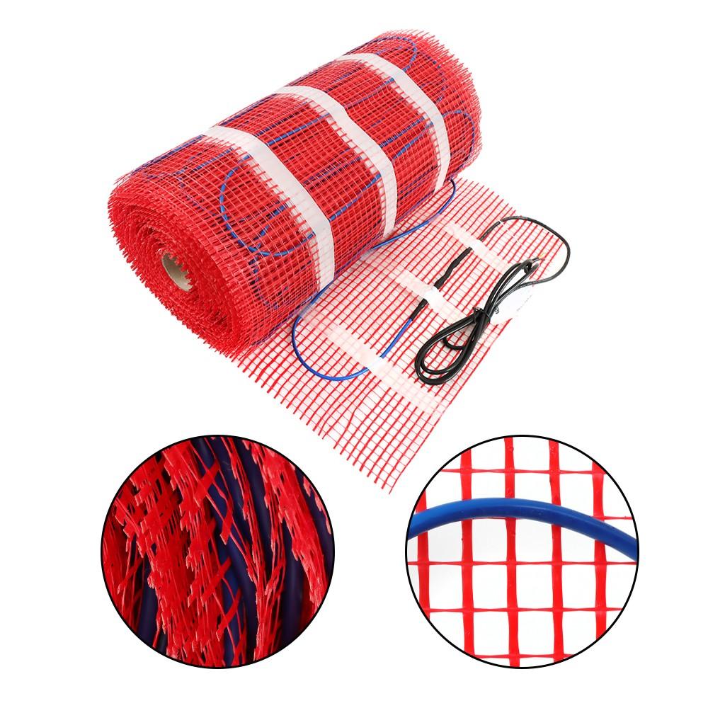 100 Sqft Floor Heating Mat Kit Electric Radiant Floor Heating System 120V