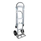 2 In 1 Folding Trolley 1000Lb Aluminum Hand Truck Convertible Folding Dolly Cart