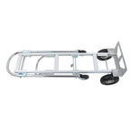 2 In 1 Folding Trolley 1000Lb Aluminum Hand Truck Convertible Folding Dolly Cart