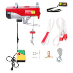 2200lbs Wireless Remote Control 328ft/100m PA1000 Mini Electric Hoist 1600W 110V