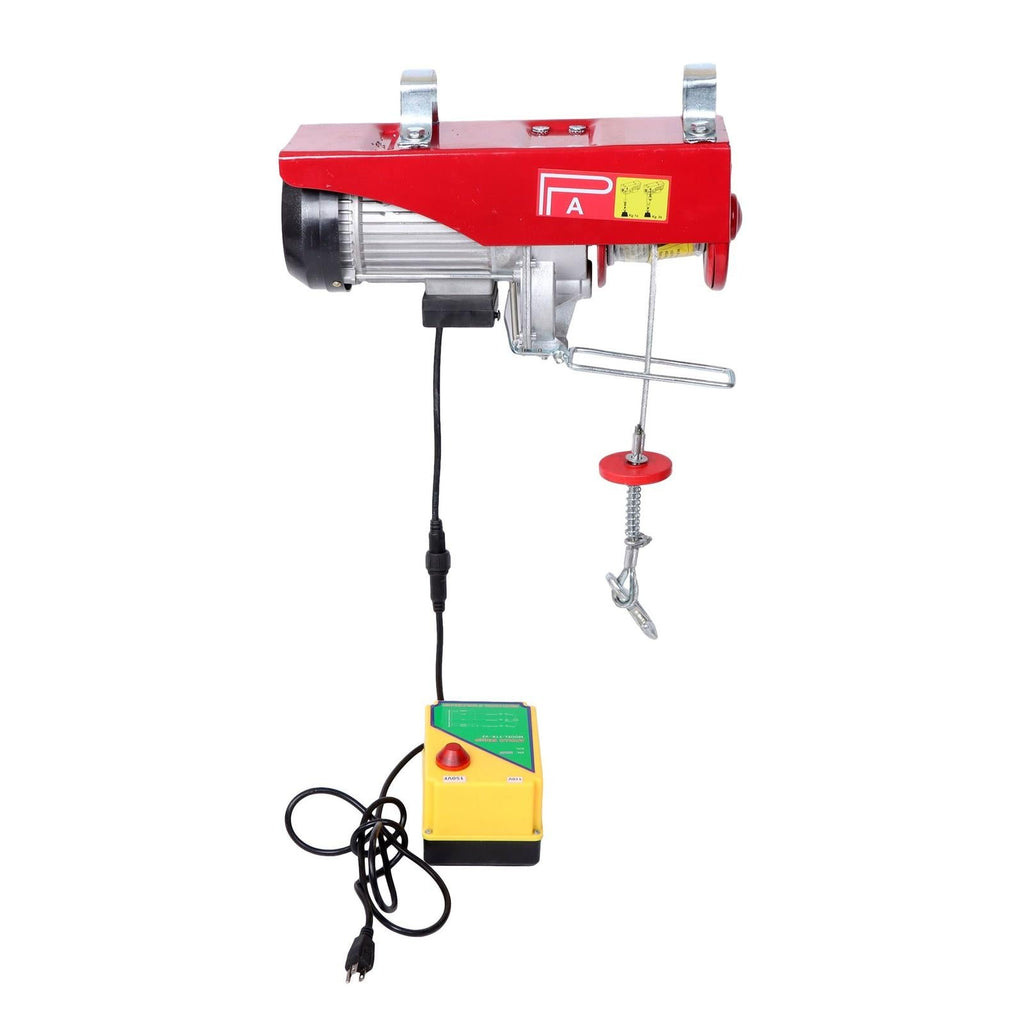 2200lbs Wireless Remote Control 328ft/100m PA1000 Mini Electric Hoist 1600W 110V