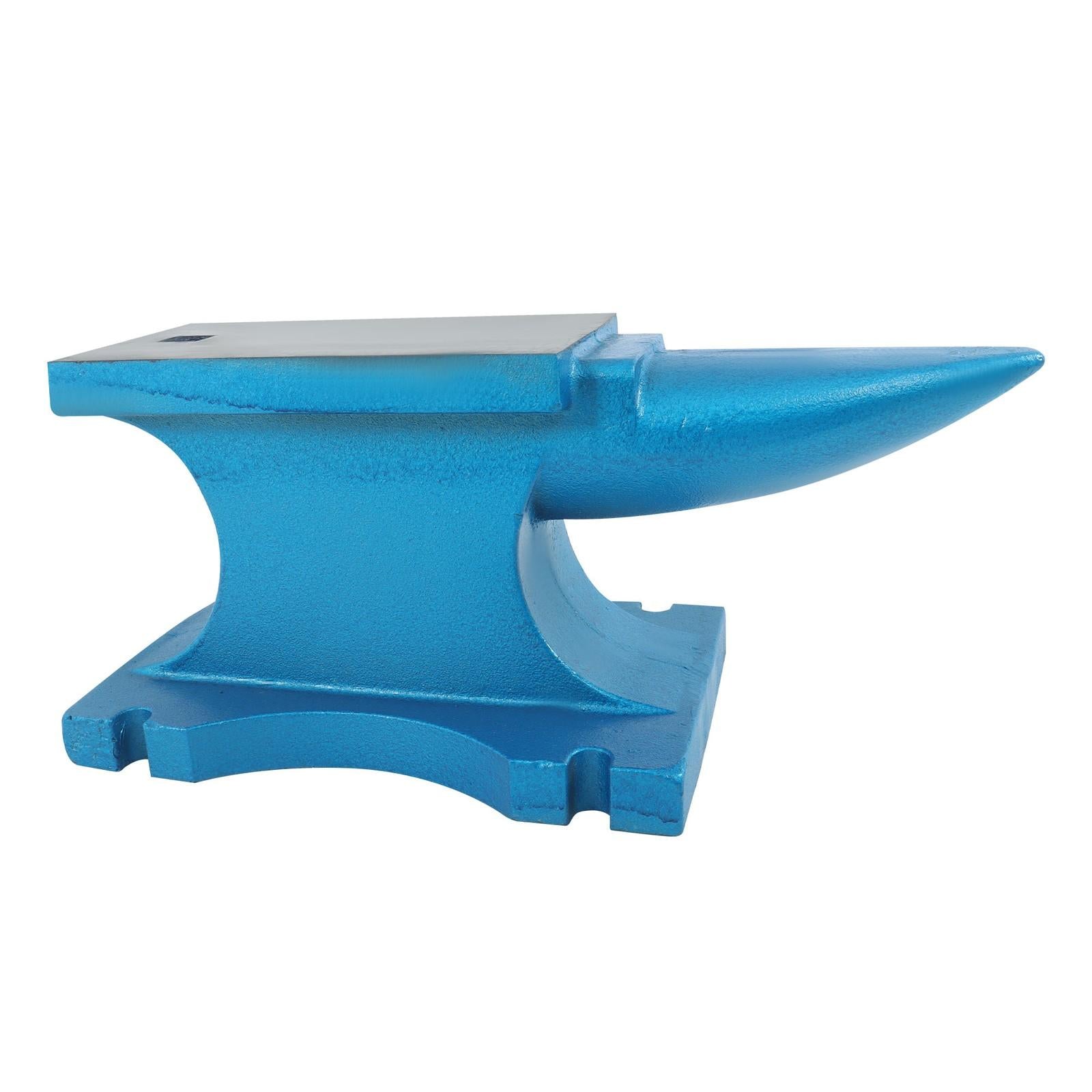 Forged Steel 50kg 110Lb Blacksmith Anvil Heat Treated Long Round Horn Horn Anvil