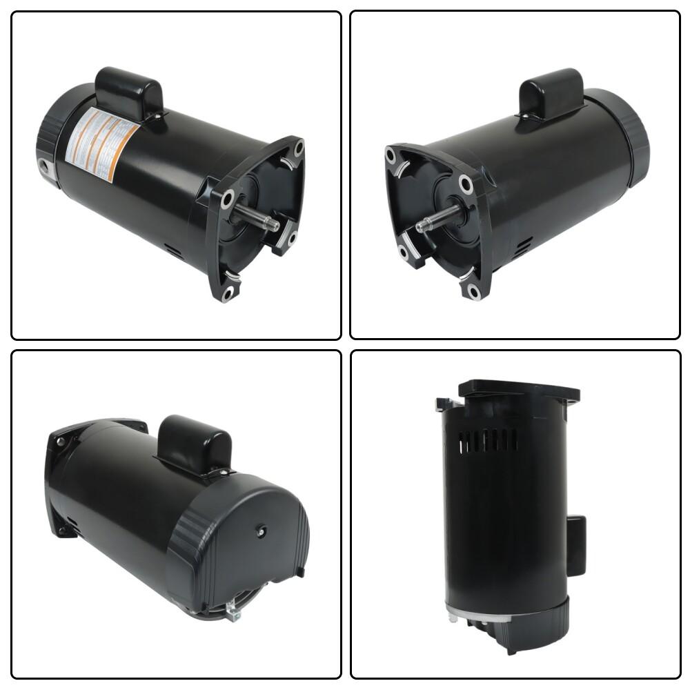 2HP Square Flange Pool Pump Motor Threaded Shaft Swimming Pool Pump B2855 230V