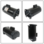 2HP Square Flange Pool Pump Motor Threaded Shaft Swimming Pool Pump B2855 230V